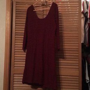 3/4 length sleeve dress